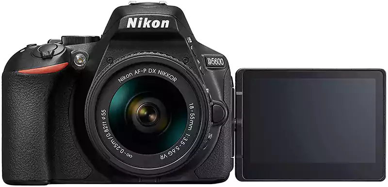 Camera Nikon D5600 SLR Lens 18-55MM F-3.5-5.6G VR Kit
