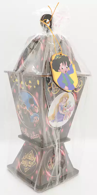 فانوس حلا، خشب، ملون