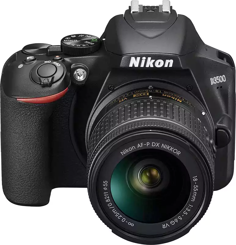 كاميرا نيكون D3500 مع عدسة 18-55 مم F-3.5-5.6G VR KIT