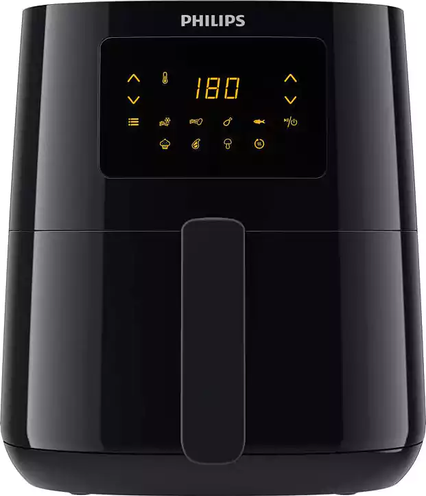 Philips Air Fryer 1400 Watt, 4.1 Liter, Digital Display, Black HD9252
