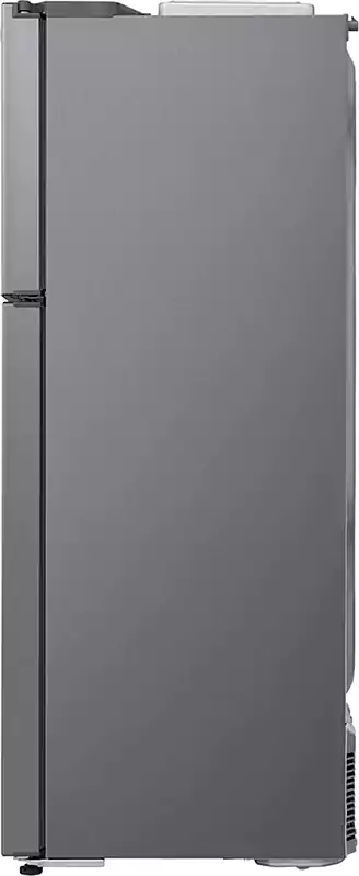 ثلاجة ال جي، نوفروست، 410 لتر، انفرتر، 2 باب، شاشة ديجيتال، فضي، GN-H562HLHL