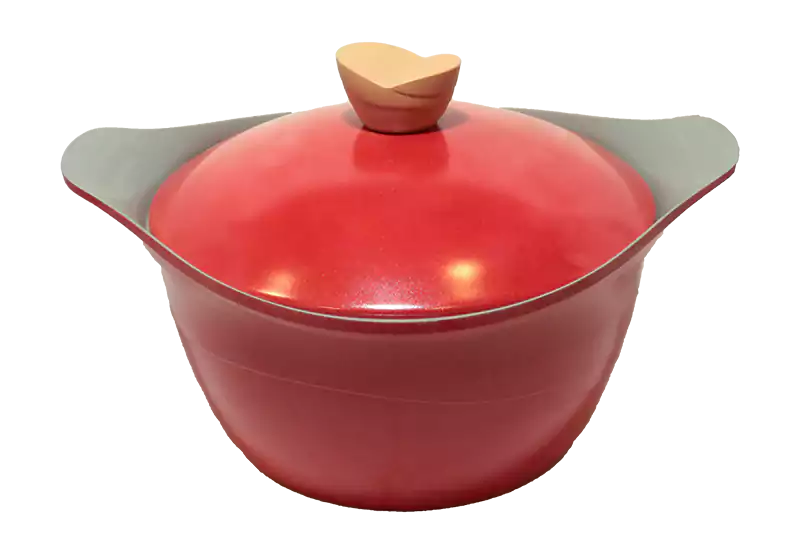 Lava Ceramic Cooking Pot, Size 28, Korean - Red