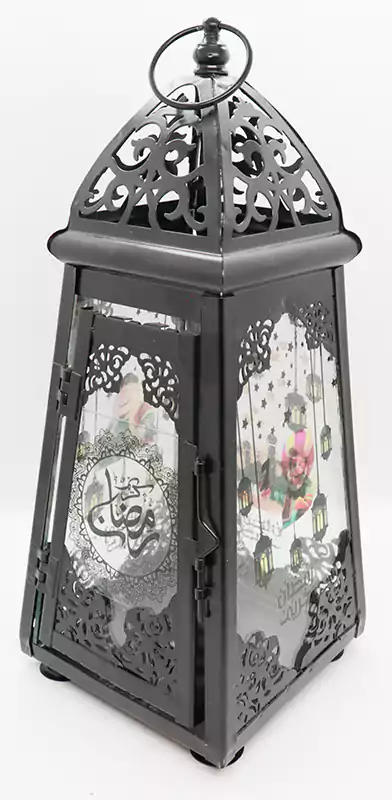 فانوس ديزني، شمع، معدن، رمادي