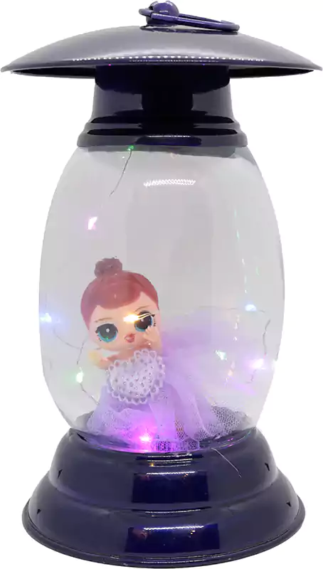 فانوس عروسة، مضيء، بلاستيك، ملون