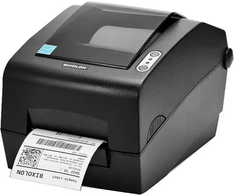 Bixolon SLP-DX420G-STD Thermal Paper Barcode Printer, Ethernet, USB, Black