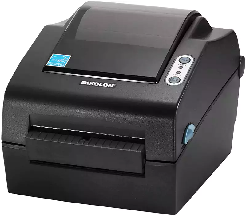 Bixolon SLP-DX420G-STD Thermal Paper Barcode Printer, Ethernet, USB, Black