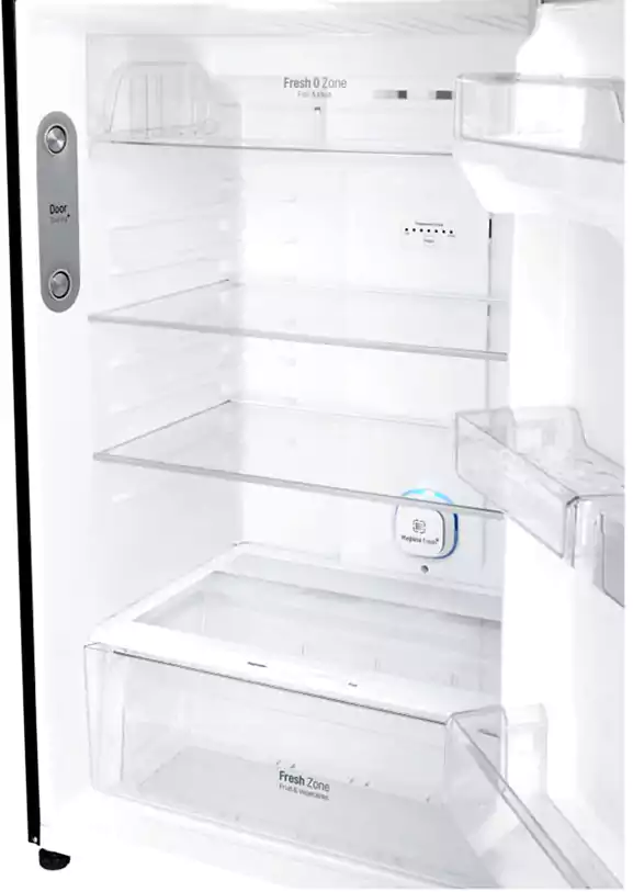 ثلاجة ال جي، نوفروست، 506 لتر، انفرتر، 2 بابHygiene Fresh ، ™+DoorCooling، أسود، GN-C722SGGL