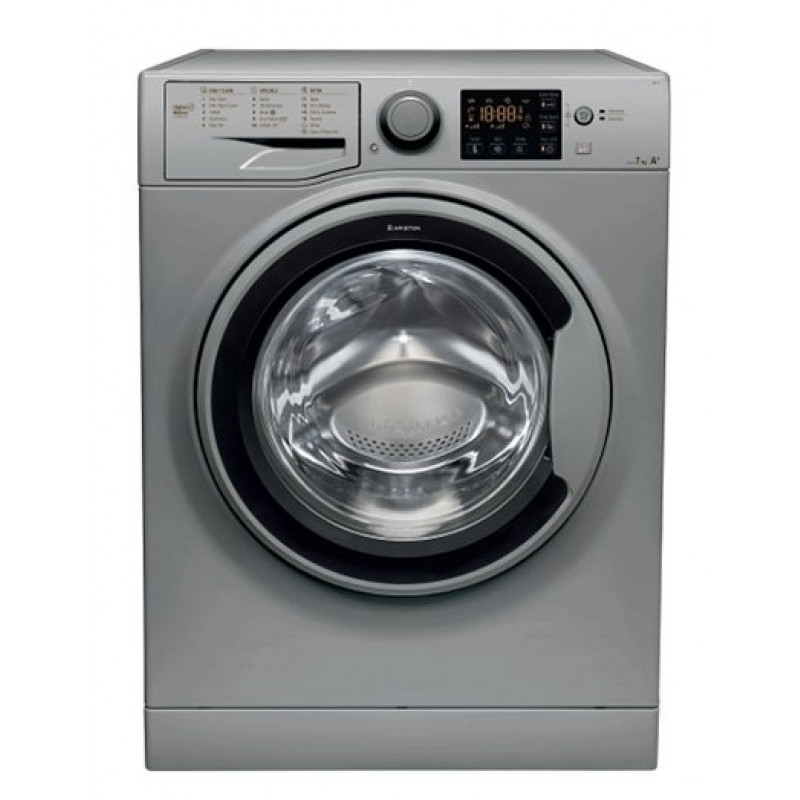 Ariston Front Loading Washing Machine, 7Kg, Digital, Silver, RSG 721 SS EX