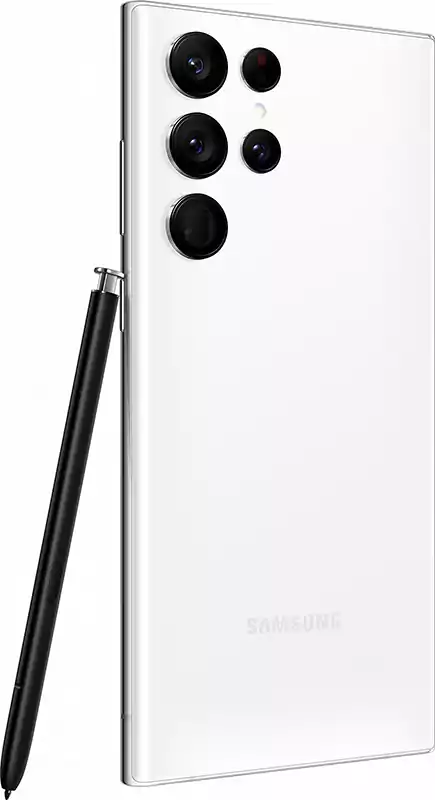 Samsung Galaxy S22 Ultra Dual SIM Mobile, 256GB Internal Memory, 12GB RAM, 5G Network, White