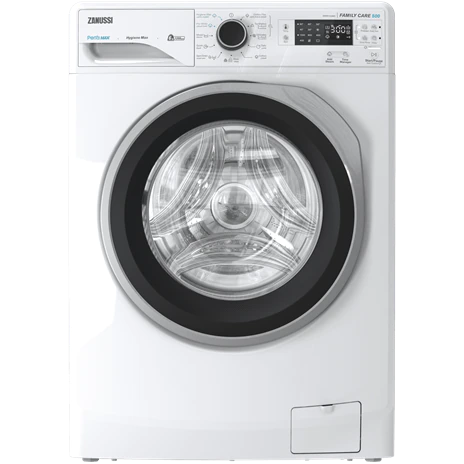 غسالة ملابس فول اوتوماتيك زانوسى، تحميل أمامي، 6 كجم، ديجيتال، أبيض، ZWF6240WS5