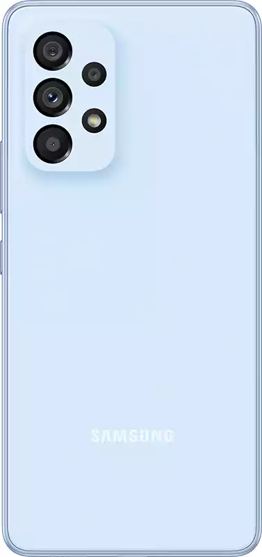 Samsung Galaxy A53 Dual SIM Mobile, 256GB Internal Memory, 8GB RAM, 5G Network, Blue
