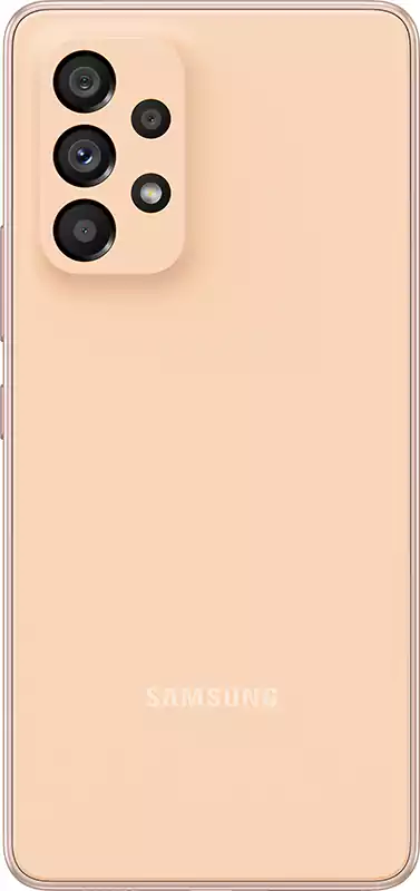 Samsung Galaxy A53 Dual SIM Mobile, 256GB Internal Memory, 8GB RAM, 5G Network, Orange