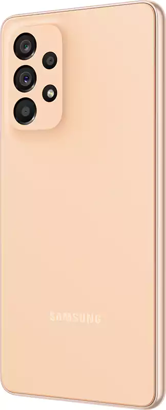 Samsung Galaxy A53 Dual SIM Mobile, 256GB Internal Memory, 8GB RAM, 5G Network, Orange