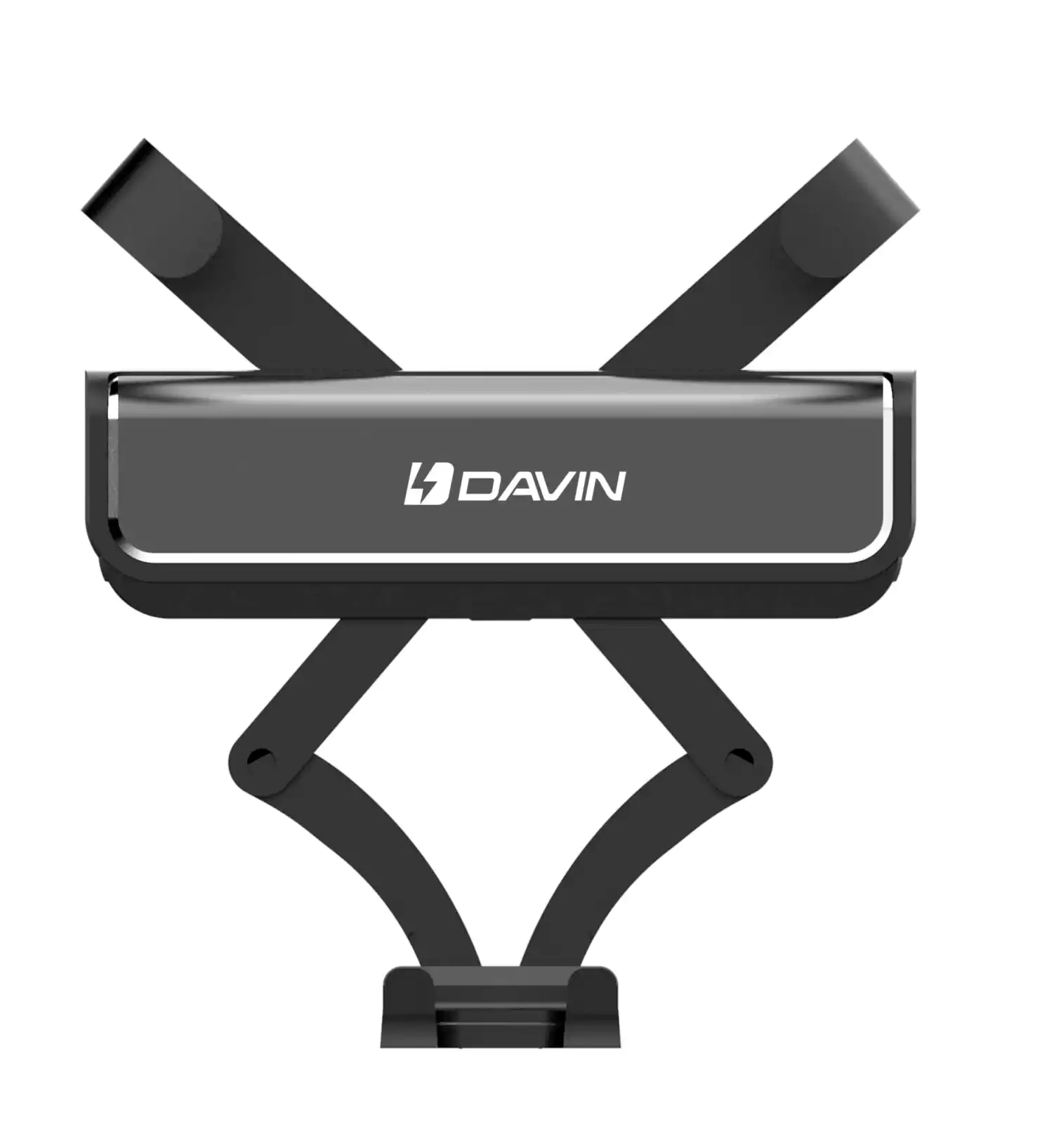 مثبت وحامل الهواتف الذكية  من ديفين، مانع اهتزاز و تريبود موبايل متين وعالي الجودة، أسود DV01