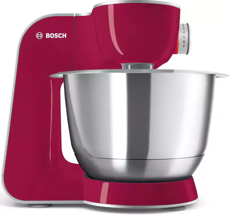 Bosch Food Processor, 1000 Watt, 1.25 Liter, Multifunction, Red, MUM58420