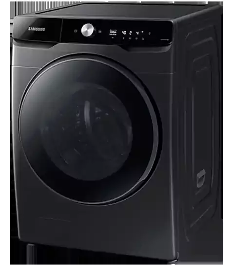 Samsung Front Loading Washing Machine, 21 kg, Inverter, Black, WD21T6300GV-AS