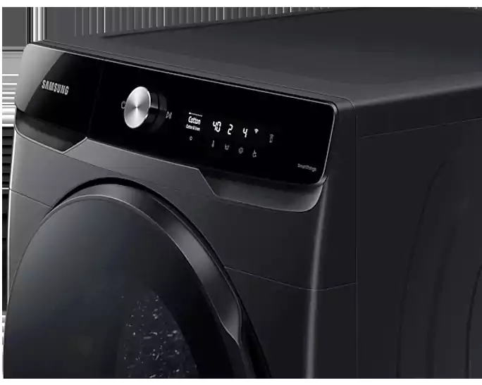 Samsung Front Loading Washing Machine, 21 kg, Inverter, Black, WD21T6300GV-AS