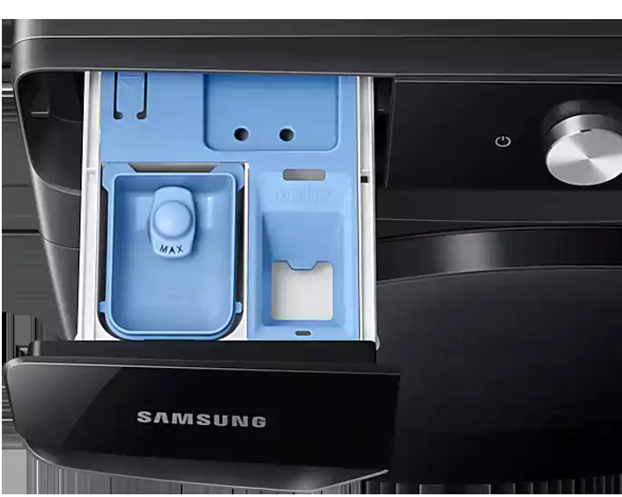 Samsung Front Loading Washing Machine, 21 kg, Inverter, Black, WD21T6300GV-AS