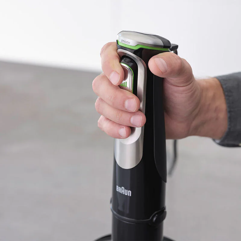 Braun MultiQuick 9 Hand Blender, 1200 Watt, 2 Liter, With Multiple accessories, Black MQ 9187XI