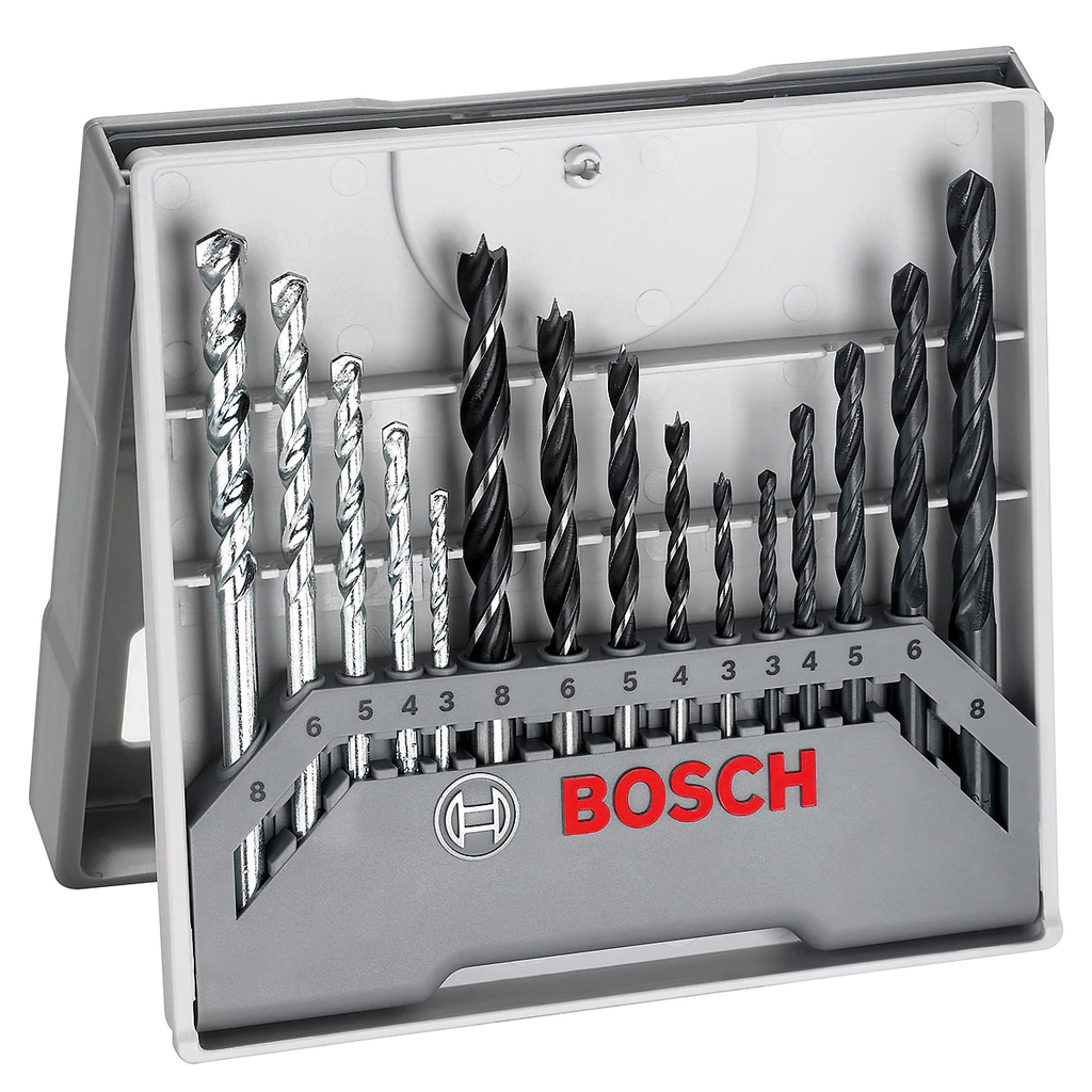 Bosch woods Punch Set, 15 Pieces, 017 038