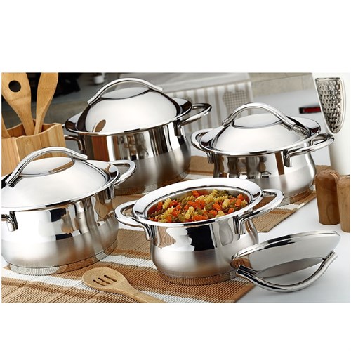 طقم حلل استلس ايكوتن 10قطع تركى