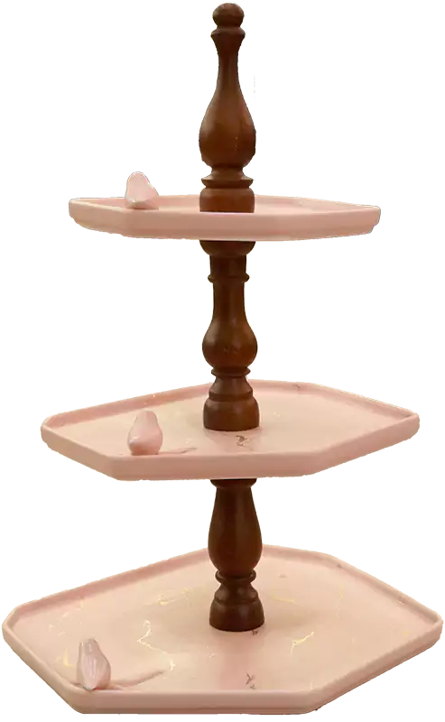 شياله 3دور ماربل -روز