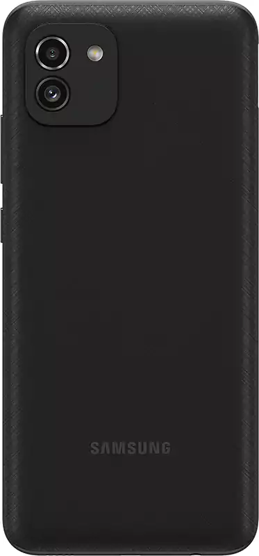 Samsung Galaxy A03 Dual SIM Mobile, 128GB Memory, 4GB RAM, 4G Network, Black