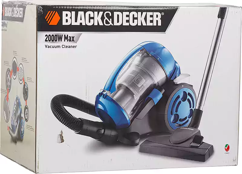 مكنسة كهربائية بلاك أند ديكر، 2000 وات، أزرق، VM2825