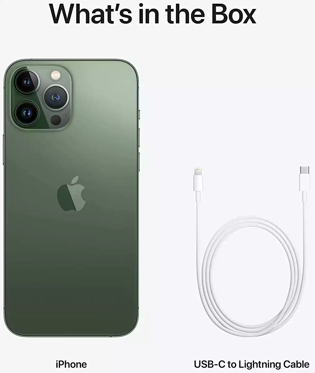 iPhone 13 Pro Max Single SIM Mobile, 256GB Internal Memory, 6GB RAM, 5G Network, Alpine Green