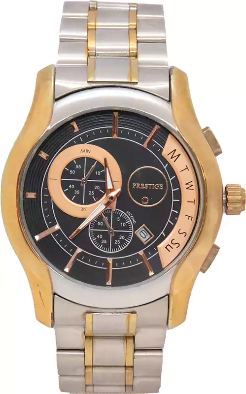 ساعة يد برستيج باللون الفضي والذهبي  1002G