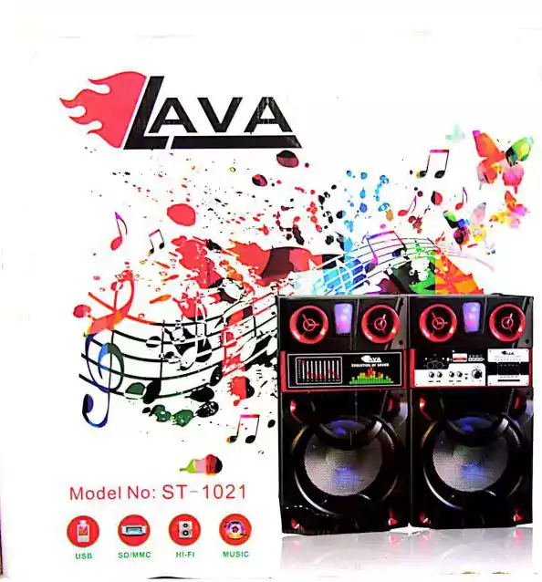 سماعات صب ووفر لافا 2000 وات، بلوتوث، USB،ST1210