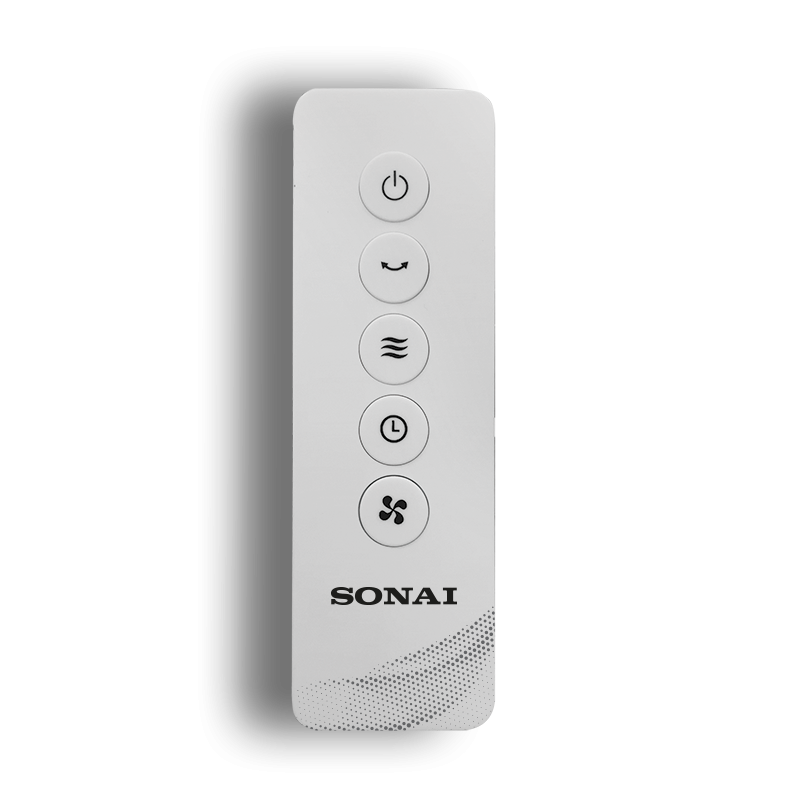 Sonai Wall Fan, 16 Inch, remote control , Black, MAR-1622