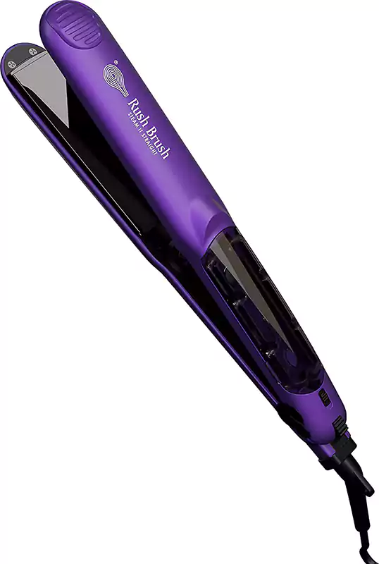 مكواة فرد الشعر راش برش، ألواح سيراميك وتيتانيوم، تقنية البخار، بنفسجي، RB-S011