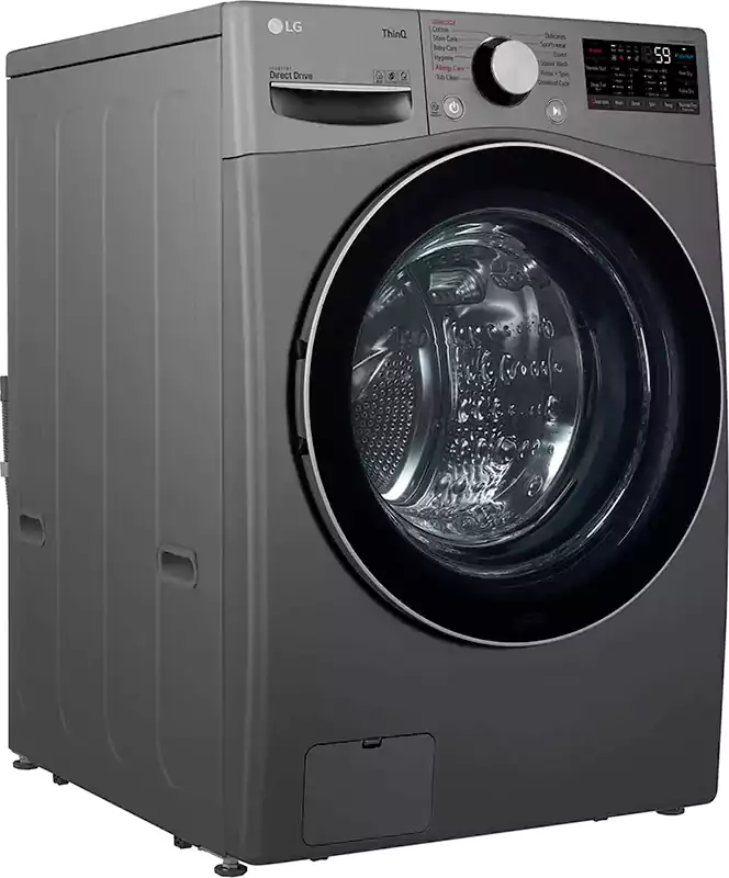 LG Front Loading Washing Machine, 15 kg, 6 Programs, Silver, F0L9DGP2S