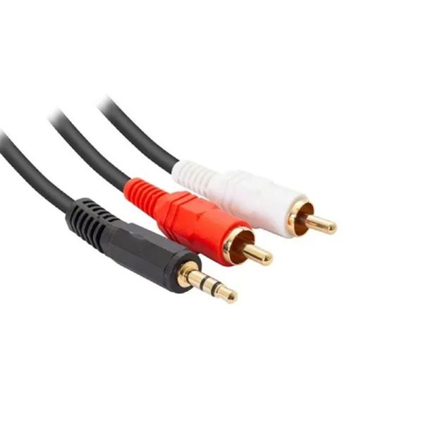 كابل اتش بي AUX 3.5MM TO 2RCA-HP029GBBLK3TW
