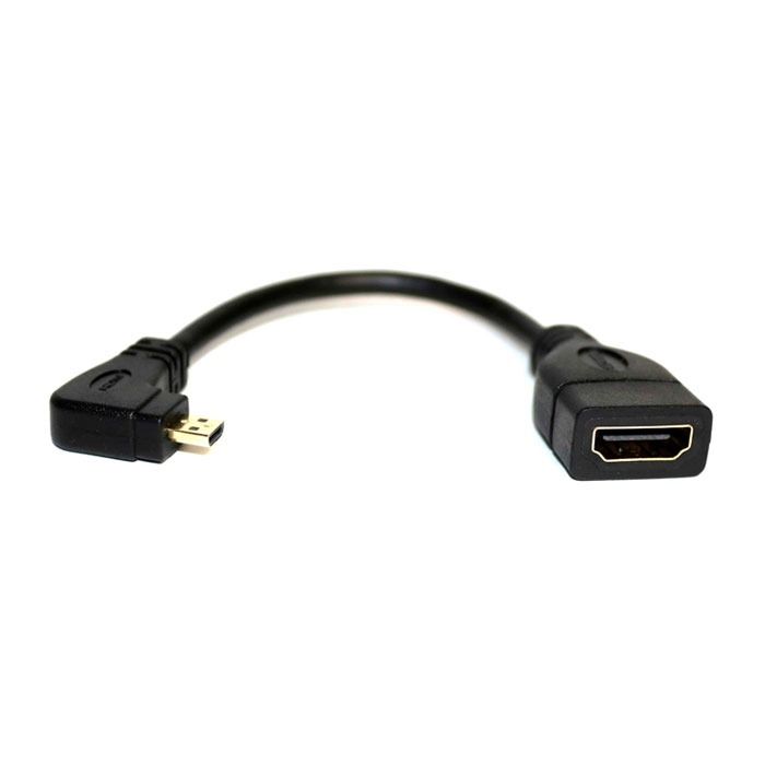 كابل توبى - من Micro HDMI Male الى HDMI Female - طوله 20 سم
