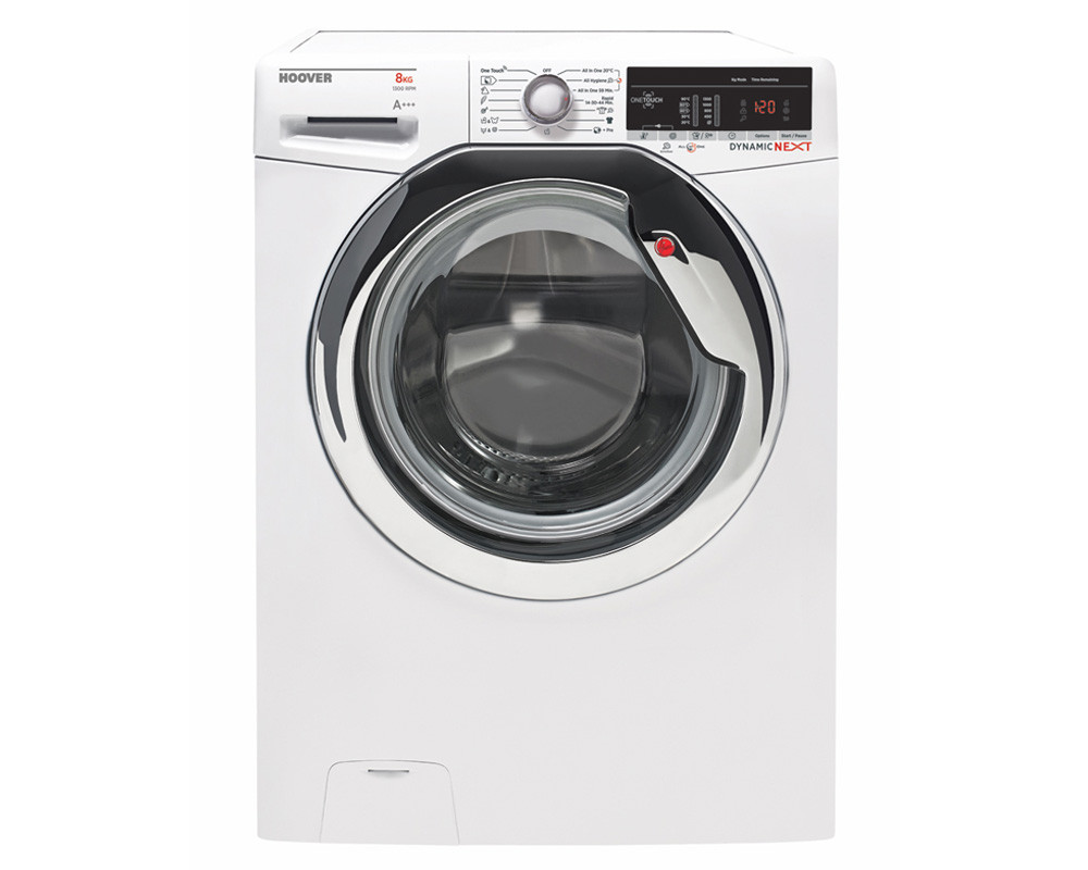 Hoover Front Loading Washing Machine, 8Kg, White, DXOA38AC3-EGY