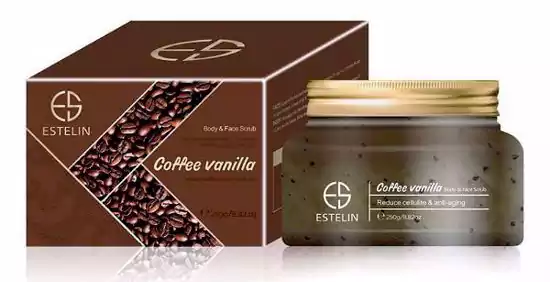 مقشر قهوة وفانيليا من إيستلين   250 جم