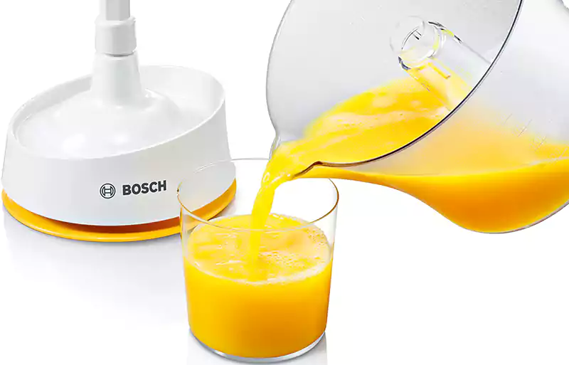 Bosch Citrus Juicer, 0.8 L, 25 Watt, White, MCP3500N