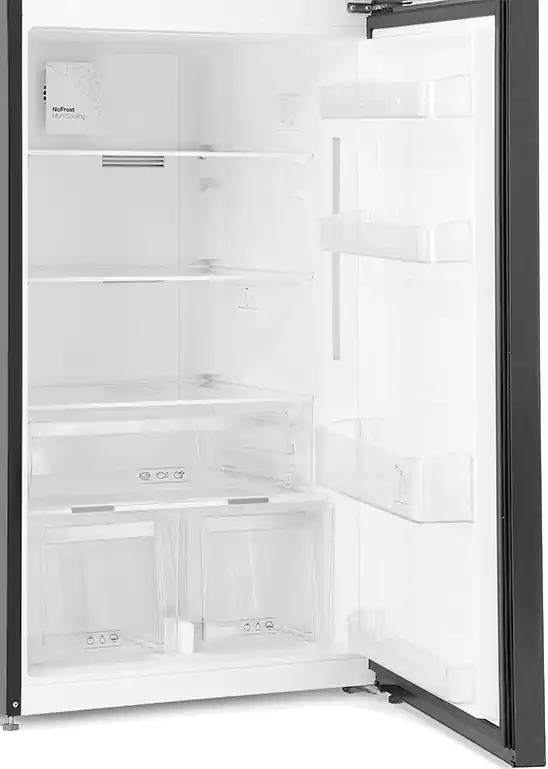 White Point Refrigerator, No Frost, 420 Liters, 2 Doors, Black, WPR463B