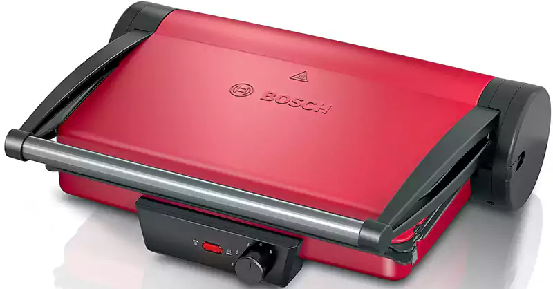 Bosch Electric Grill, 2000 Watt, Red, KB1045