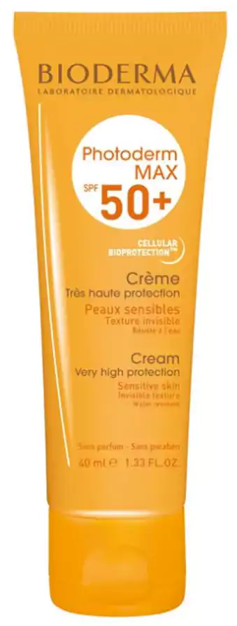 كريم فوتودرم ماكس بمعامل حماايه + 50 من بايوديرما 40 مل