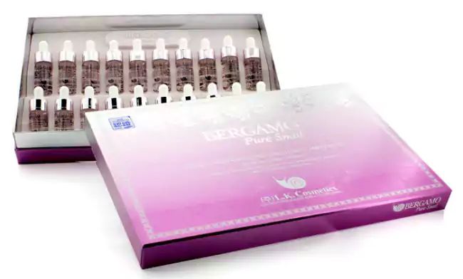 Bergamo Ampoule Set Pure Snail Brightening