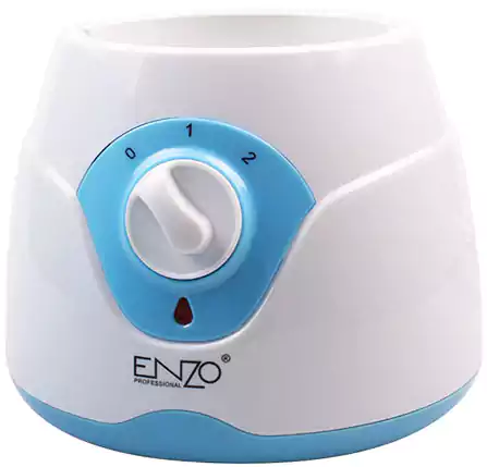 جهاز بخار أيوني للعناية بالوجه والشعر من إنزو، متخصص في التنظيف العميق والساونا، أبيض مع أزرق فاتح  EN-8102