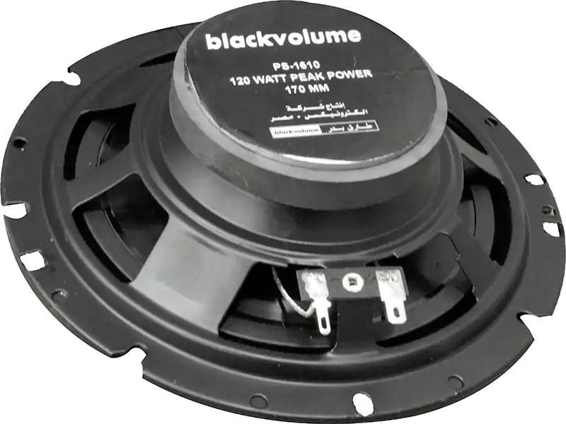 BlackVolume Car Subwoofer, 16 cm, Black PS-1610