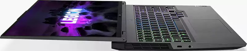 لاب توب لينوفو Legion 5 Pro، معالج AMD Ryzen 5 -5600H، رامات 16 جيجابايت، 1 تيرابايت SSD هارد، نفيديا جي فورس RTX 3060 6GB، شاشة 16 بوصة WQXGA IPS، ويندوز 11، رمادي