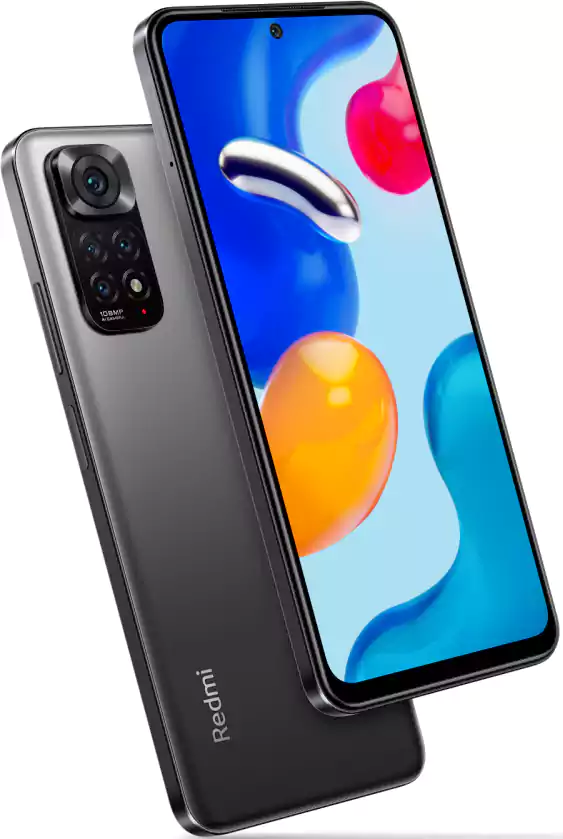 موبايل شاومي ريدمي نوت 11S، ثنائي الشريحة، ذاكرة داخلية 128 جيجابايت، رامات 8 جيجابايت، شبكة الجيل الرابع إل تي إي، رمادي