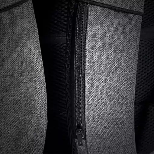 حقيبة ظهر لابتوب إي تراين، 15.6 إنش، نايلون، ووتربروف، رمادي × أسود، BG811
