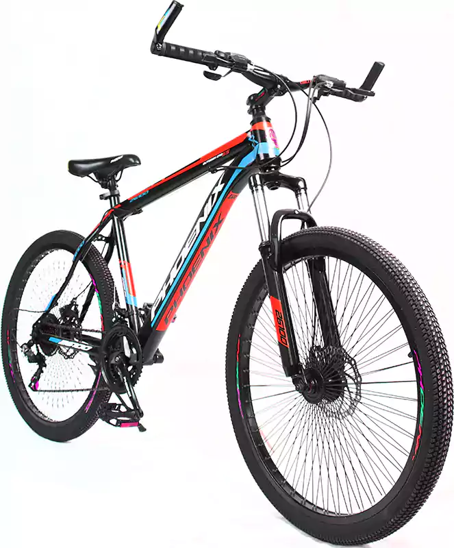 دراجة فونيكس 26100، مقاس 26، 21 سرعة، أسود