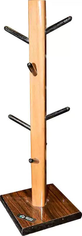 Home Wood 8 Mug Cup Holder - Brown